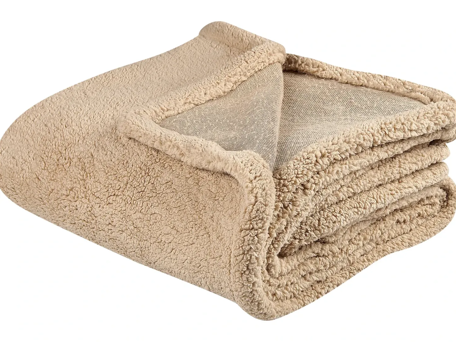 Coperta MIRGE 125 x 150 cm Beige sabbia