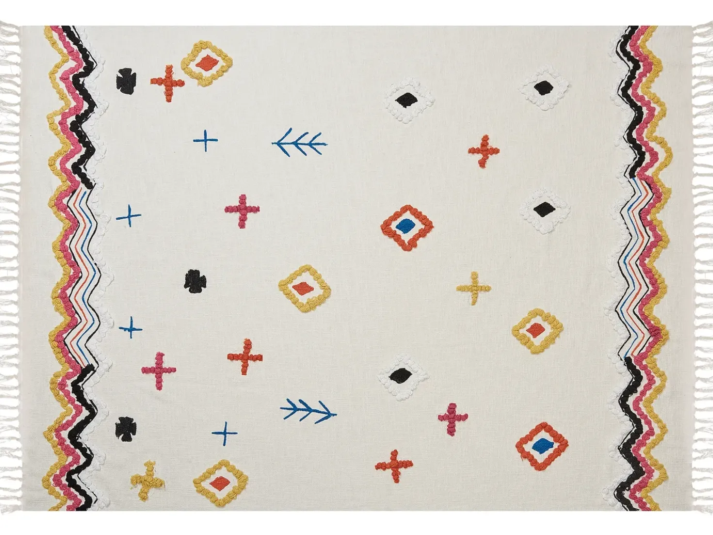 Coperta MORENA Cotone 130 x 180 cm Multicolore