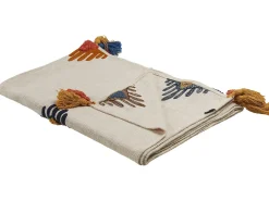 Coperta MUNGER Cotone 130 x 180 cm Beige