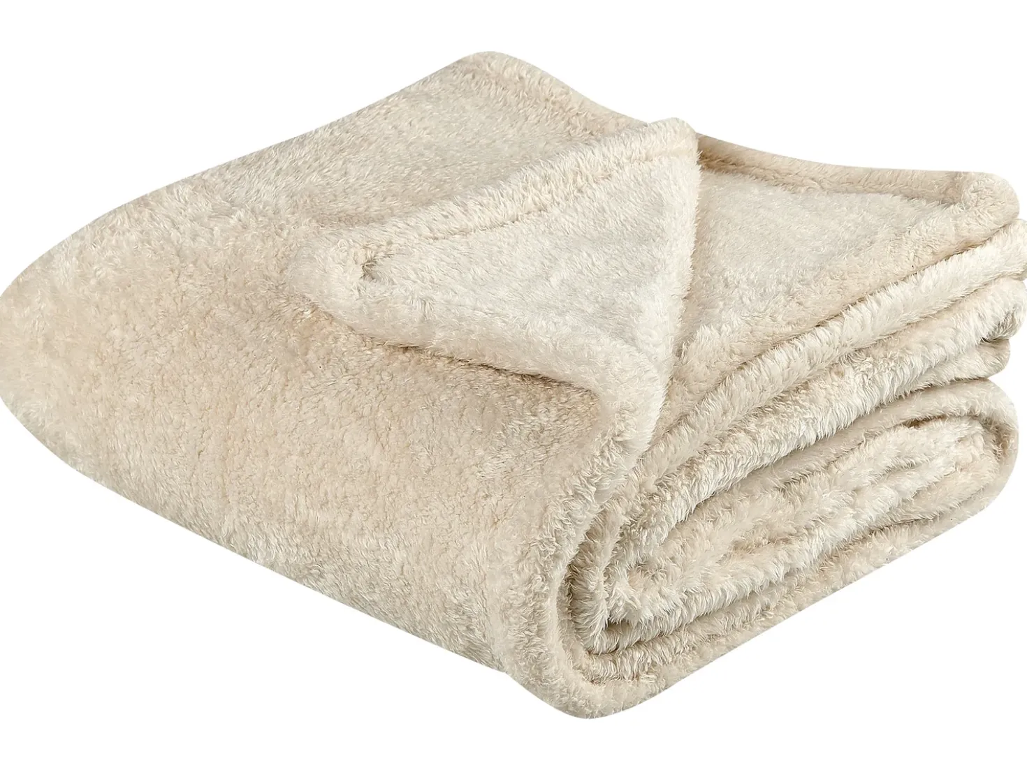 Coperta NAMDU 125 x 150 cm Beige chiaro