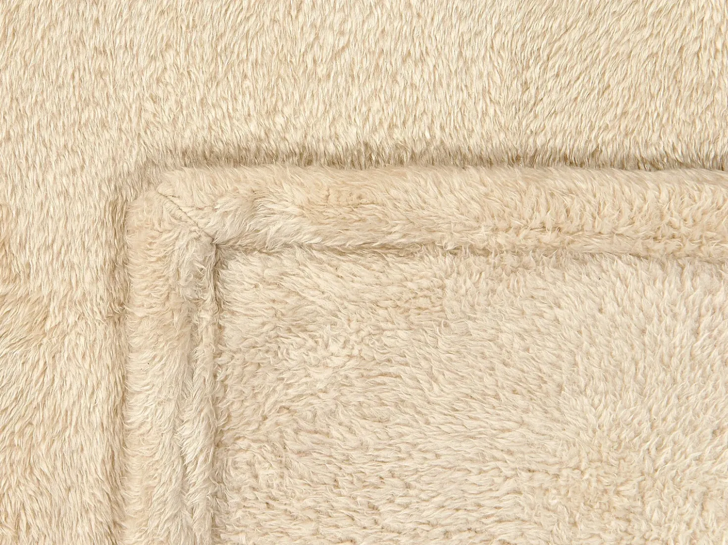 Coperta NAMDU 125 x 150 cm Beige chiaro