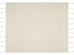 Coperta NAZILLI Cotone 125 x 150 cm Beige