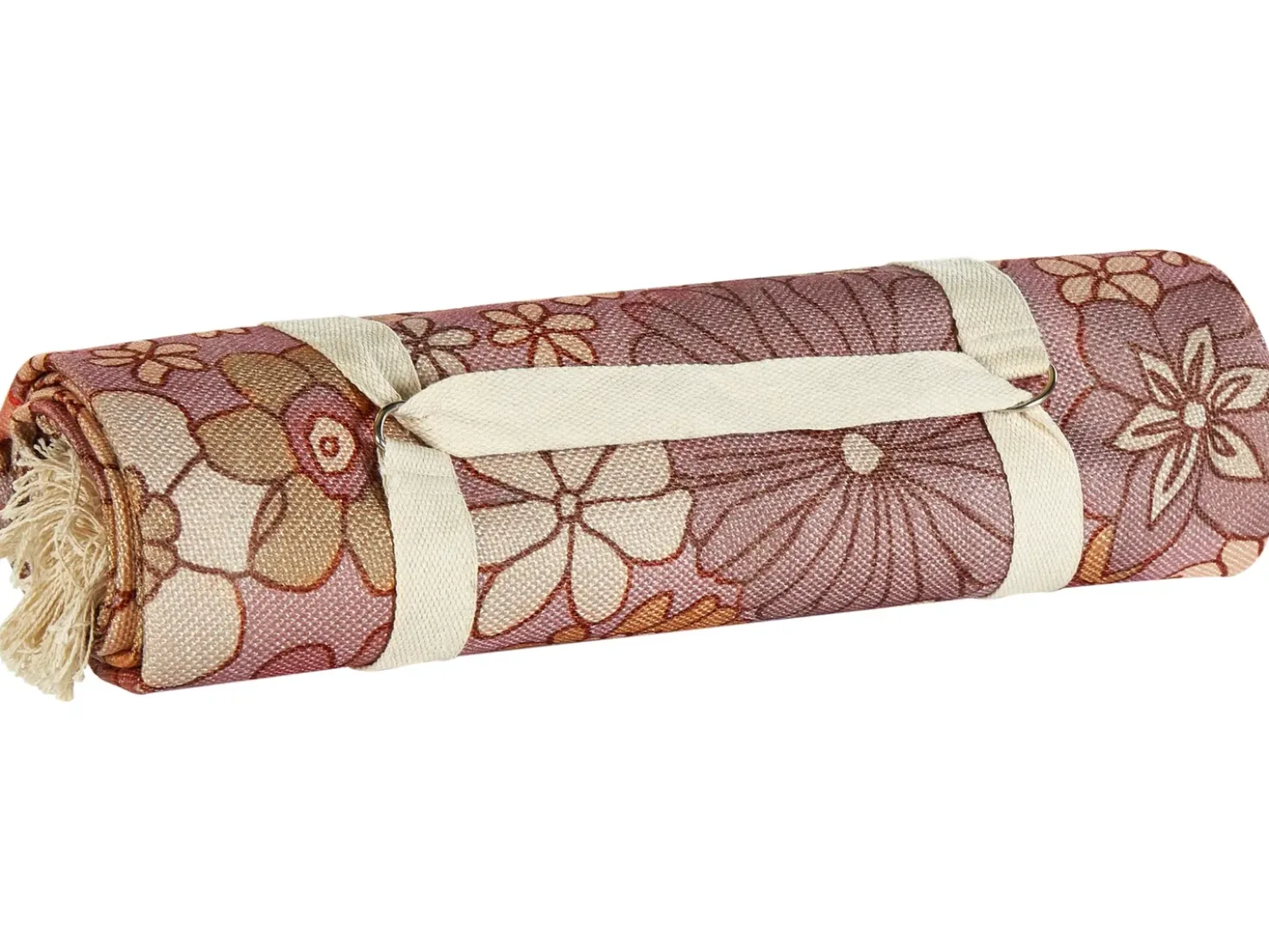 Coperta per picnic LASHARI 200 x 200 cm Rosa pesca
