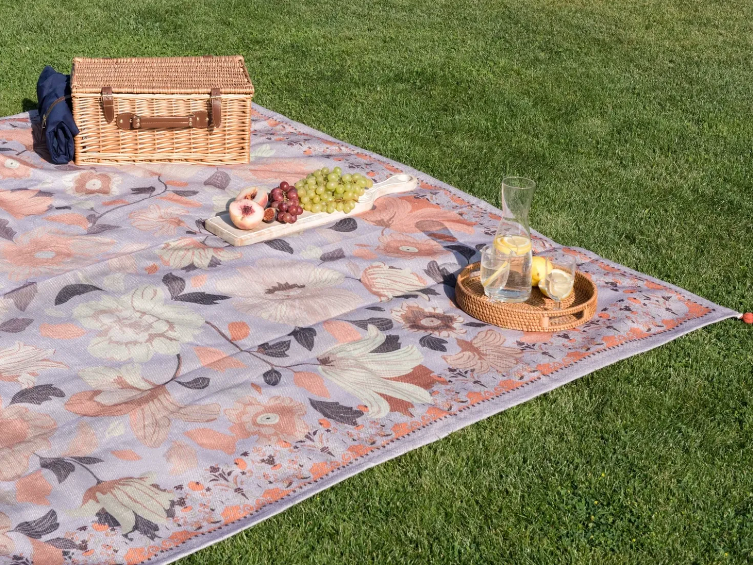 Coperta per picnic TUFKI 200 x 200 cm Viola