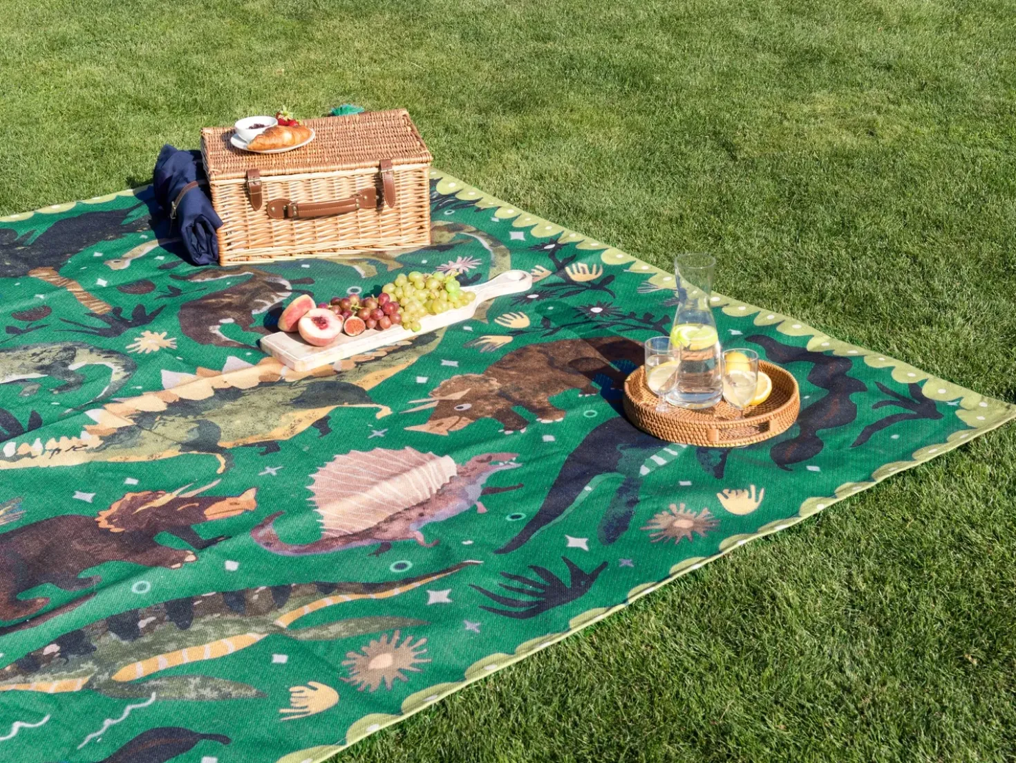 Coperta per picnic TUZIANI 200 x 200 cm Verde