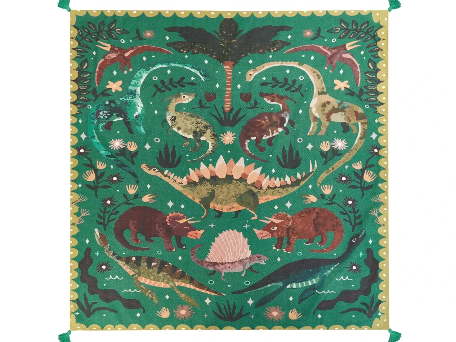 Coperta per picnic TUZIANI 200 x 200 cm Verde