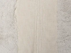 Coperta RAEBARELI Cotone 130 x 180 cm Beige chiaro