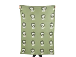 Coperta RUSAMI Cotone 130 x 170 cm Verde