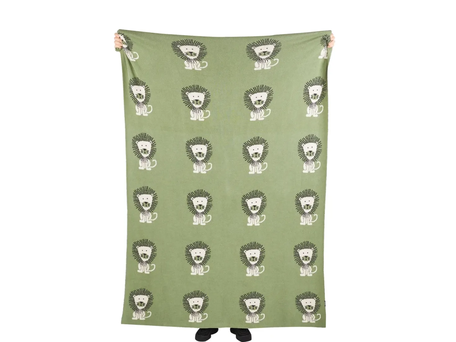 Coperta RUSAMI Cotone 130 x 170 cm Verde