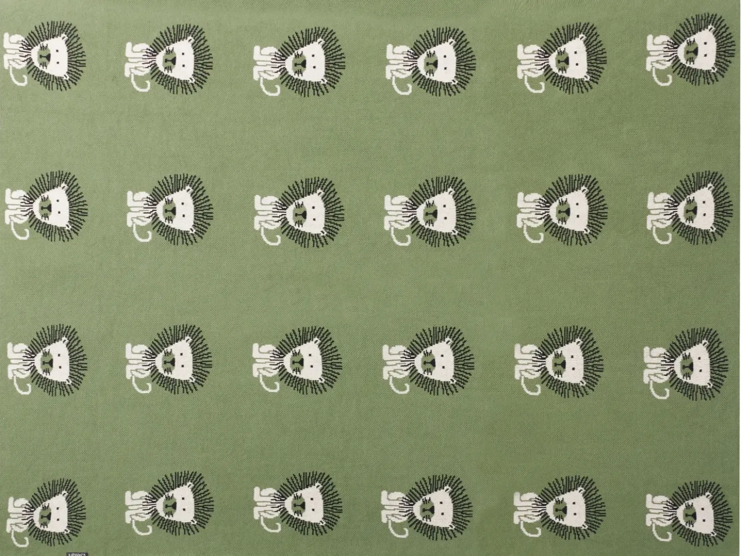 Coperta RUSAMI Cotone 130 x 170 cm Verde