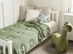 Coperta RUSAMI Cotone 130 x 170 cm Verde