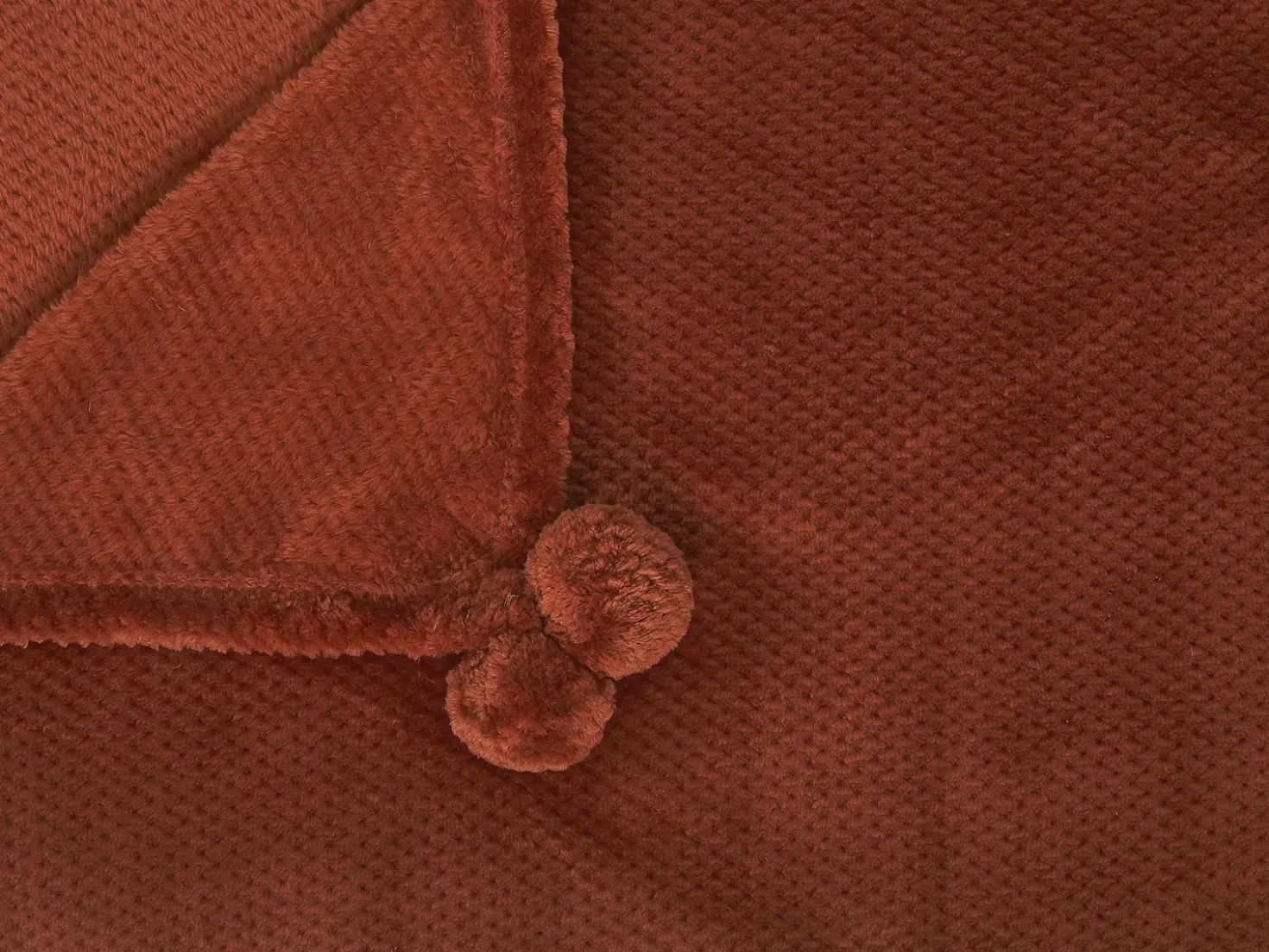 Coperta SAITLER 200 x 220 cm Marrone dorato