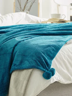Coperta SAITLER 200 x 220 cm Turchese