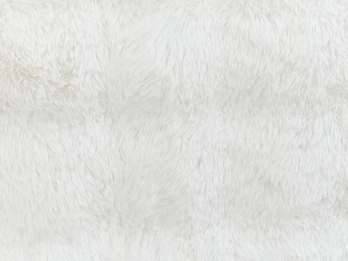 Coperta SALKA Finta pelliccia 200 x 220 cm Bianco