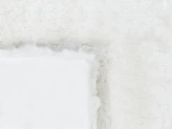 Coperta SALKA Finta pelliccia 200 x 220 cm Bianco