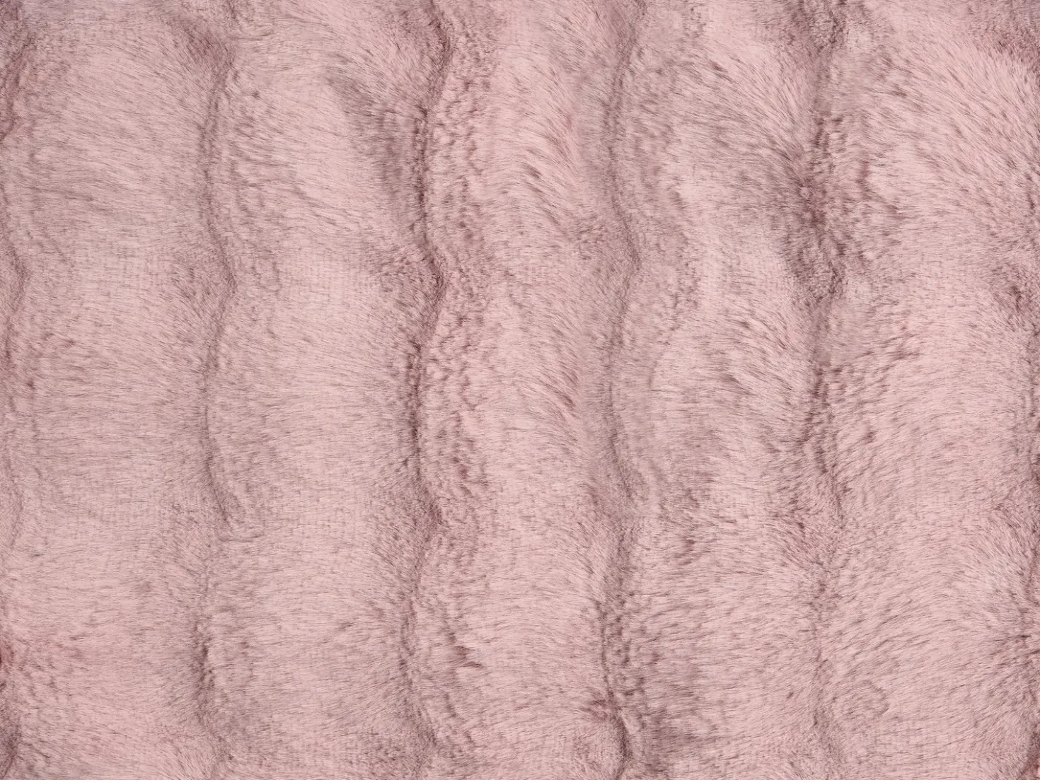 Coperta SALKA Finta pelliccia 200 x 220 cm Rosa pastello