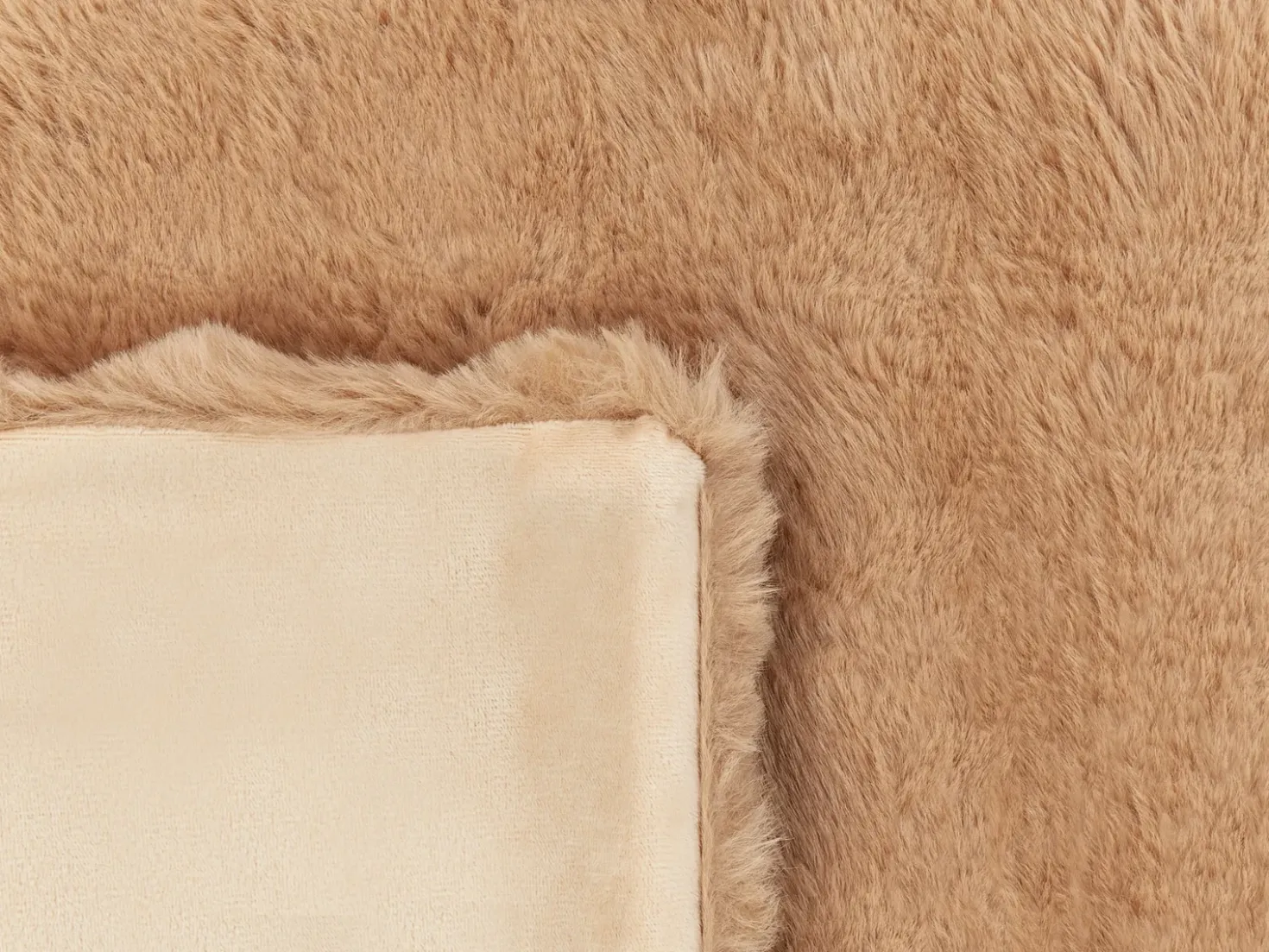 Coperta SALKA Finta pelliccia 150 x 200 cm Marrone