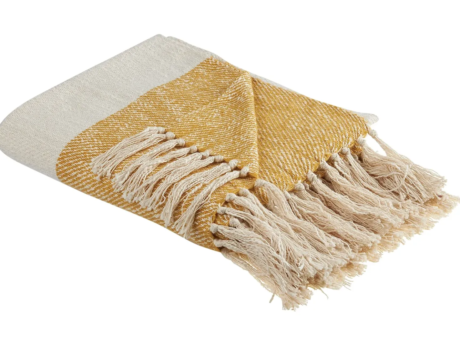 Coperta SALME Tessuto 130 x 170 cm Beige