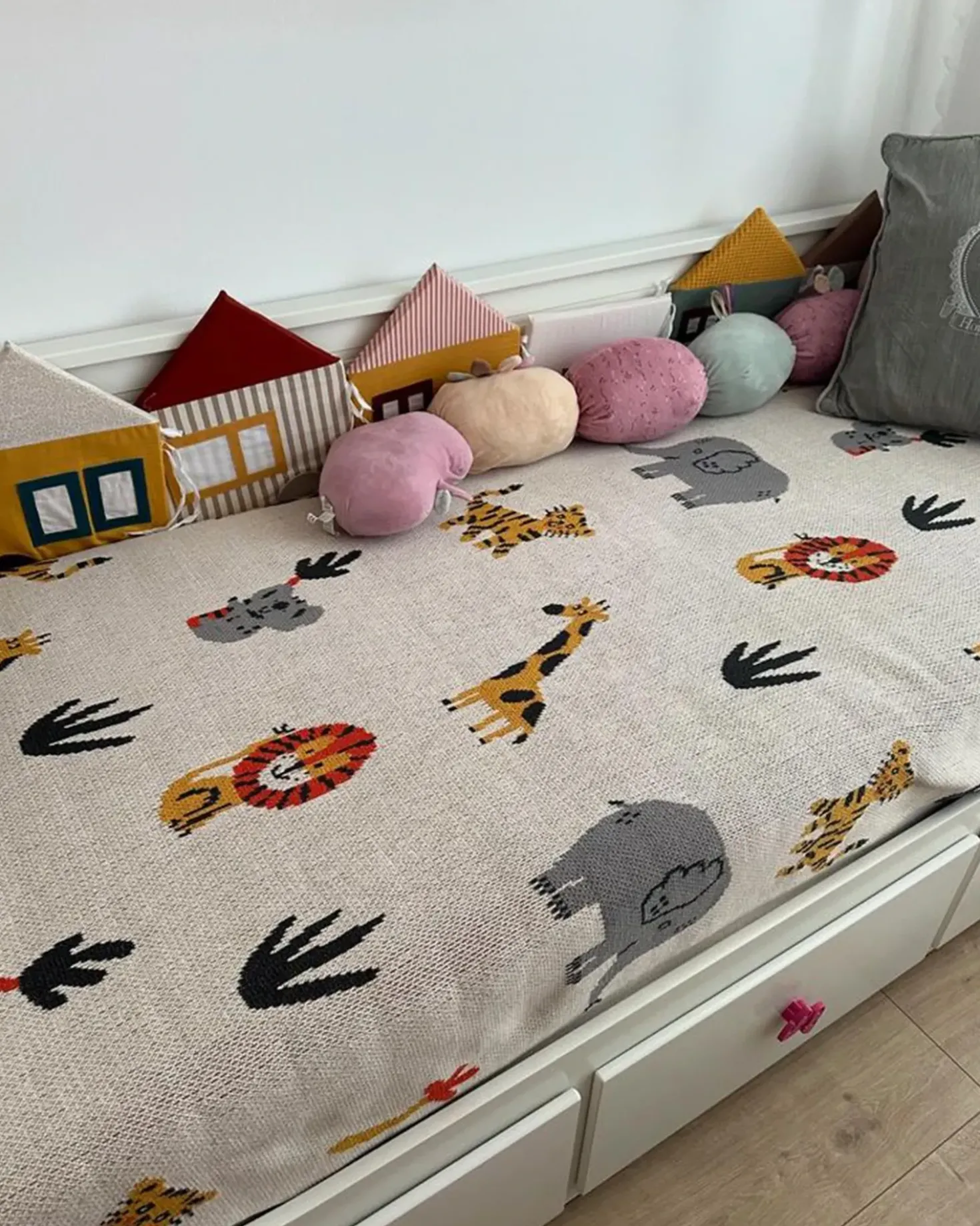 Coperta SAMEO Cotone 130 x 170 cm Multicolore