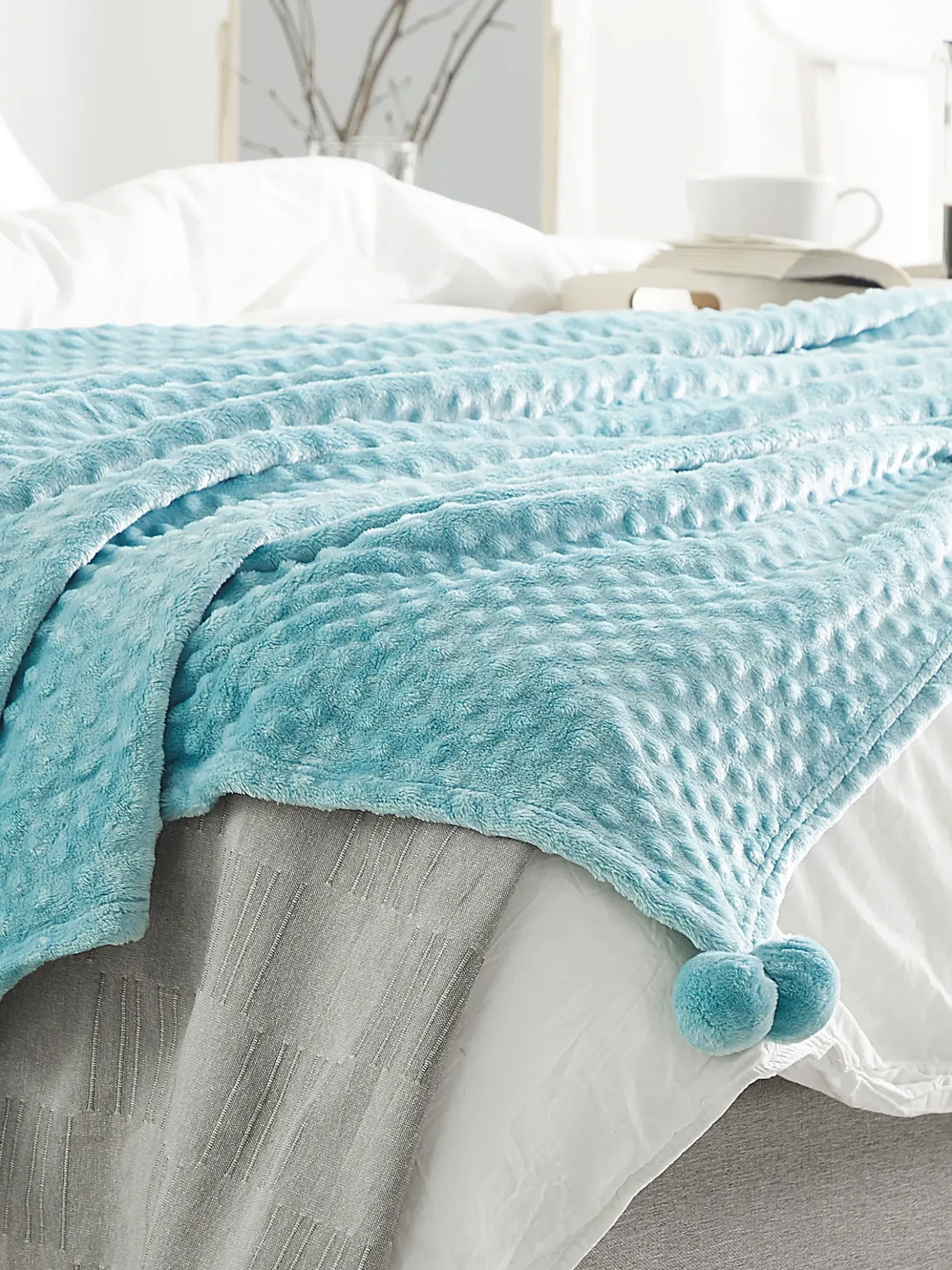 Coperta SAMUR 200 x 220 cm Azzurro