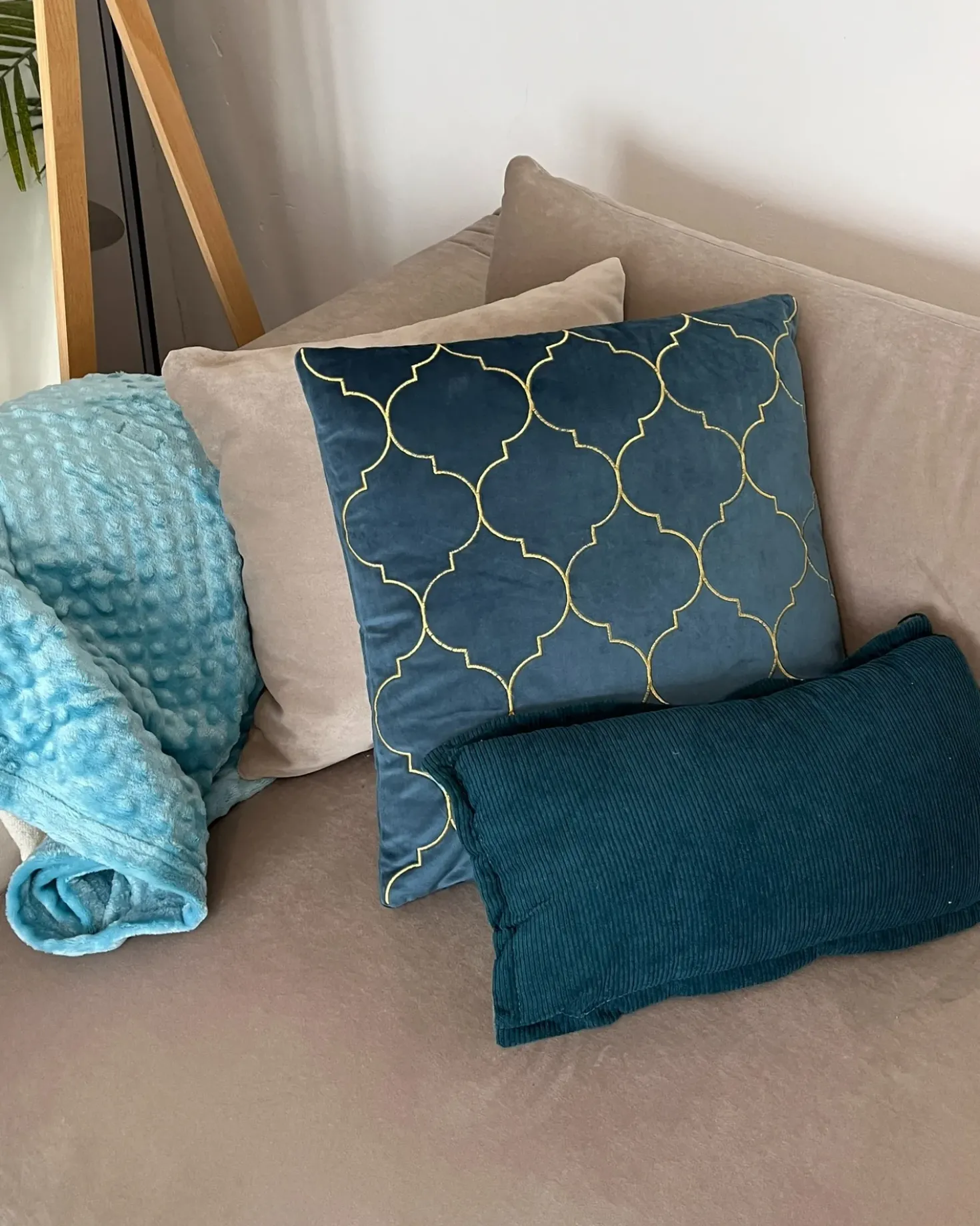 Coperta SAMUR 200 x 220 cm Azzurro
