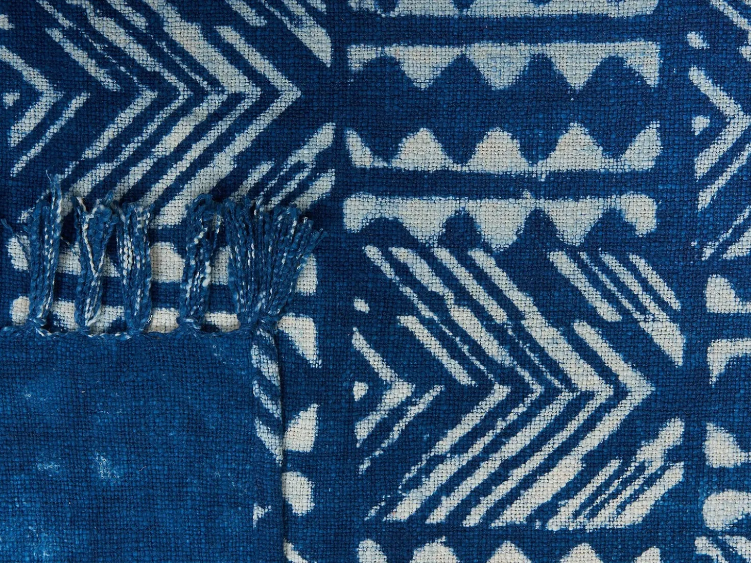Coperta SHIVPURI Cotone 130 x 180 cm Blu
