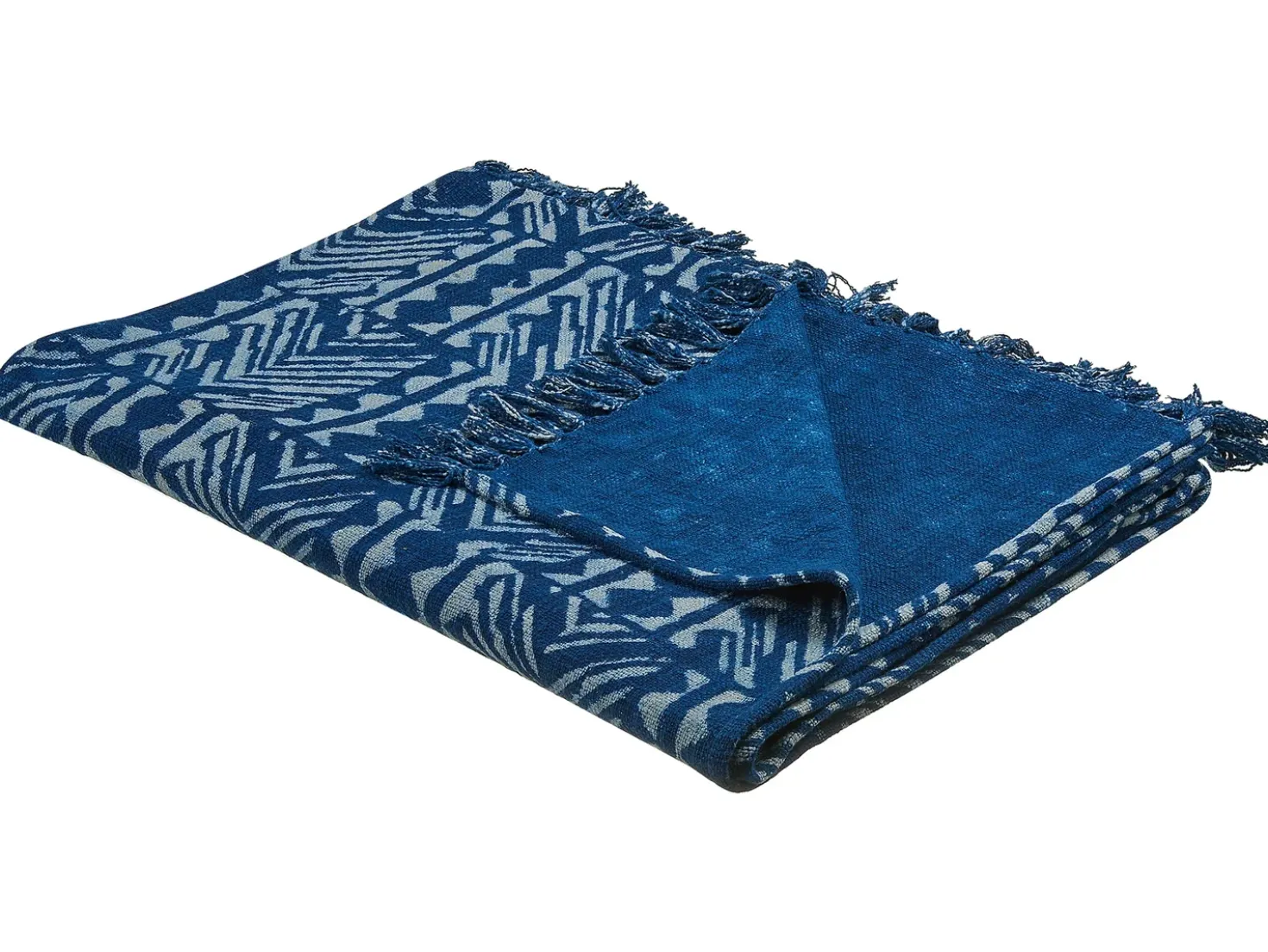 Coperta SHIVPURI Cotone 130 x 180 cm Blu