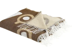 Coperta SIDDHA Tessuto 130 x 170 cm Marrone