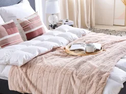 Coperta SMAHRA 180 x 220 cm Rosa pastello