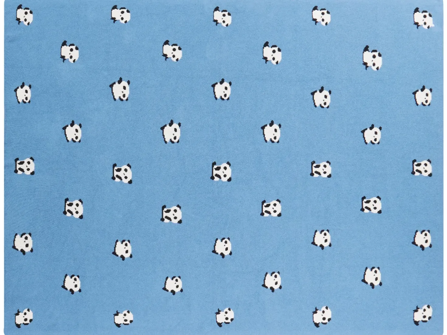 Coperta TALOKAN Cotone 130 x 170 cm Blu