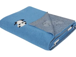 Coperta TALOKAN Cotone 130 x 170 cm Blu