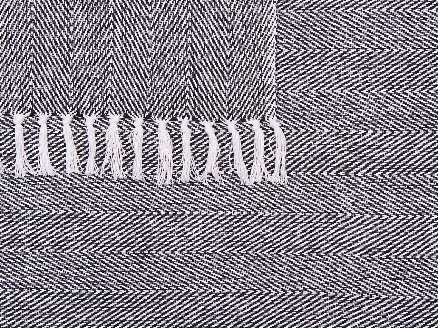Coperta TANGIER Cotone 130 x 160 cm Nero