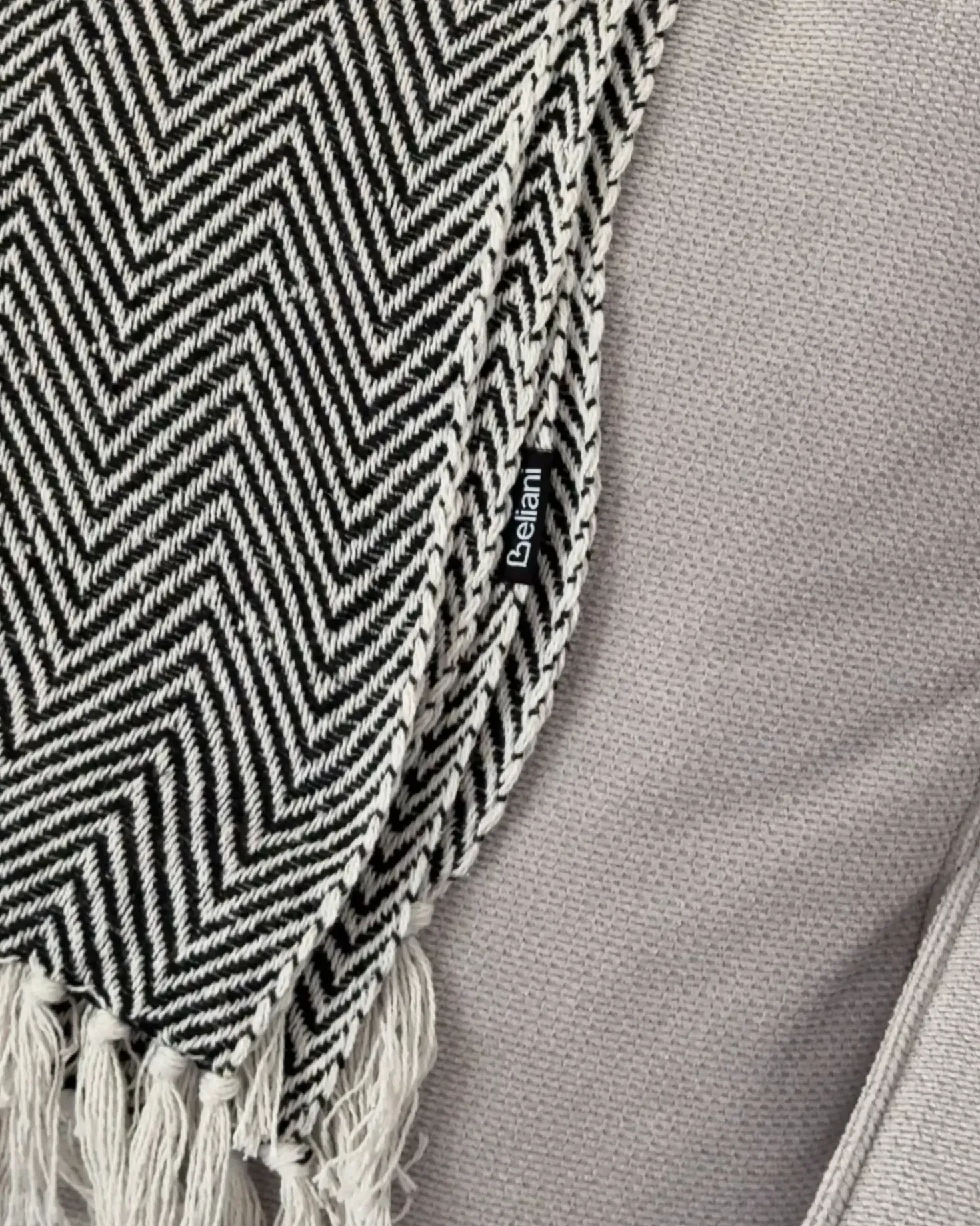 Coperta TANGIER Cotone 130 x 160 cm Nero