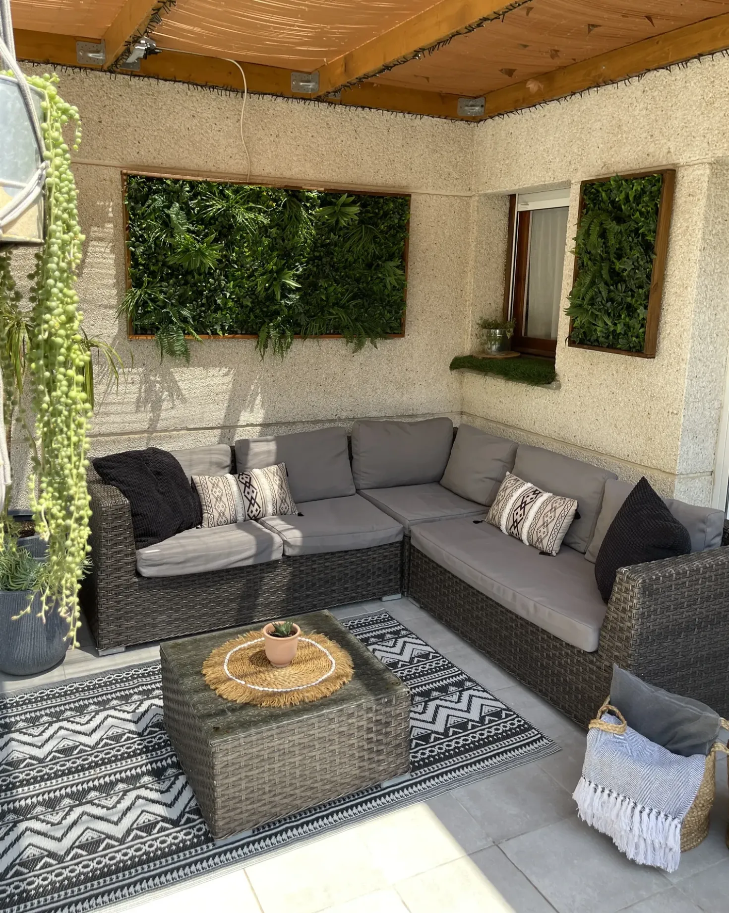 Coperta TANGIER Cotone 130 x 160 cm Nero