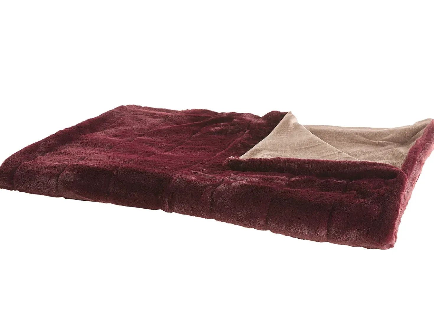 Coperta TANTAN 180 x 220 cm Bordeaux