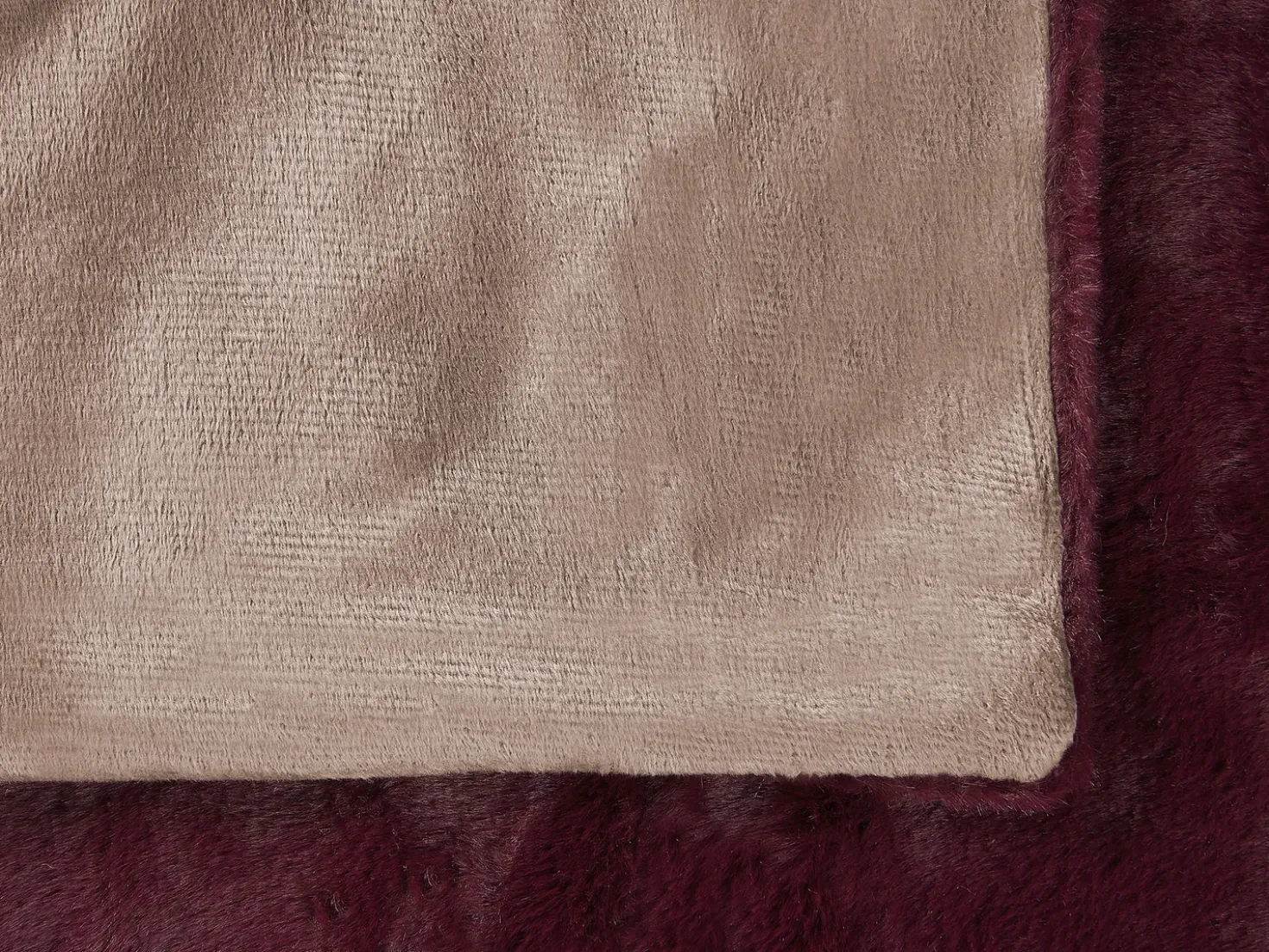 Coperta TANTAN 180 x 220 cm Bordeaux