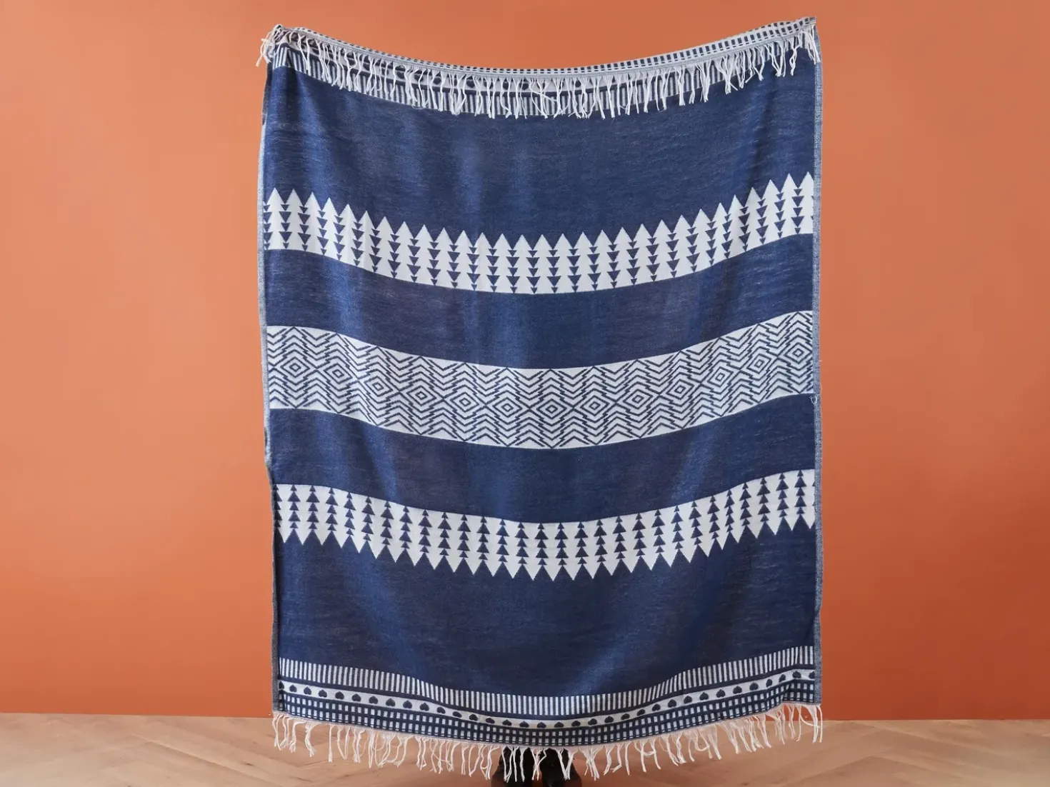 Coperta TARLAY Tessuto 130 x 170 cm Blu