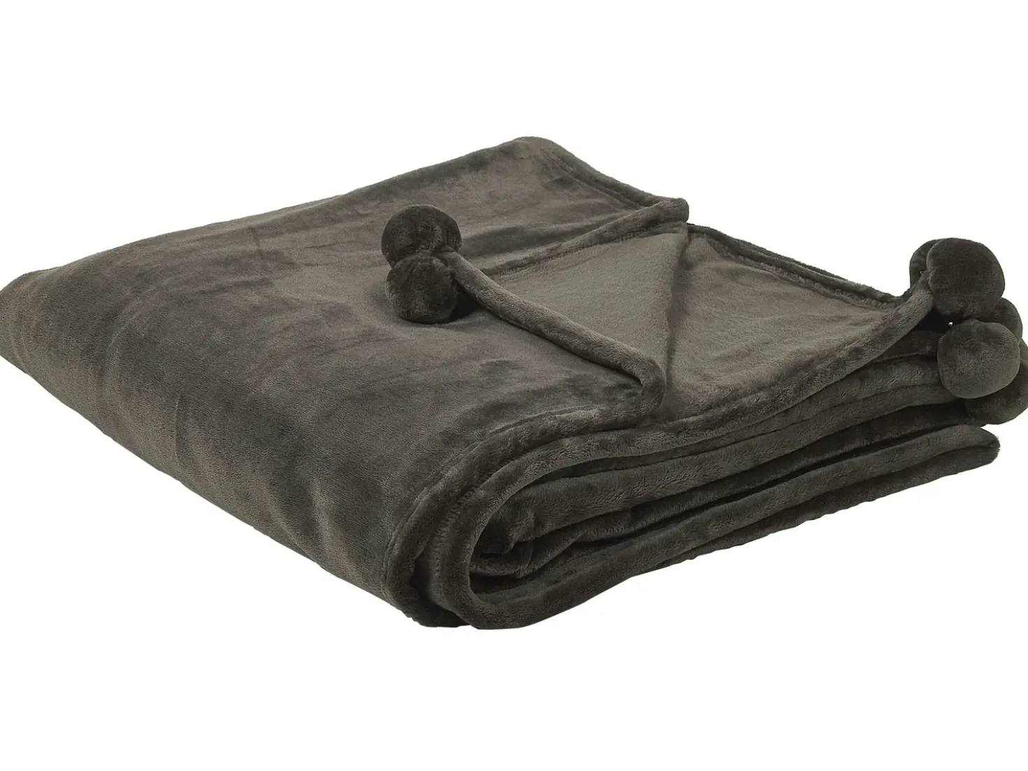 Coperta TERKE 200 x 220 cm Grigio scuro