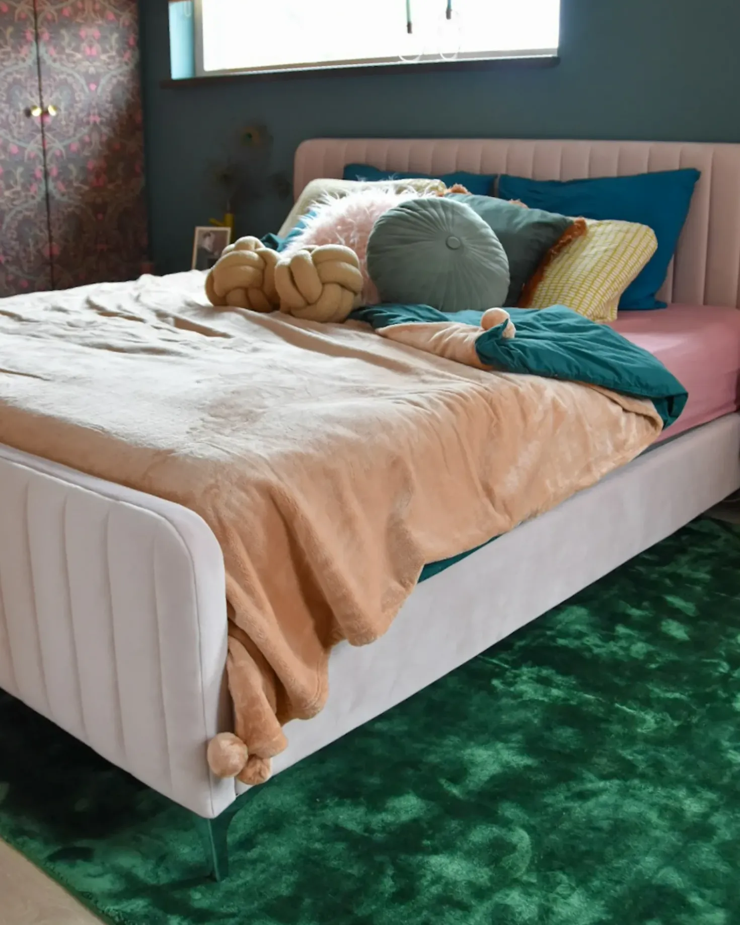 Coperta TERKE 200 x 220 cm Marrone chiaro