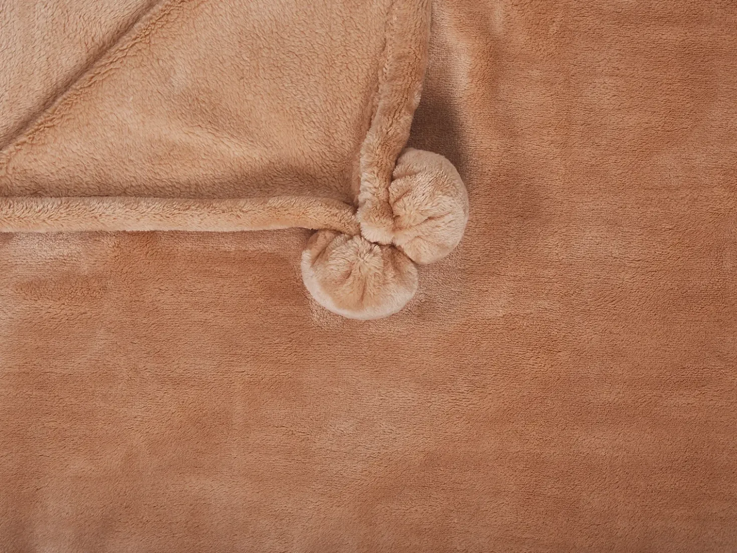 Coperta TERKE 200 x 220 cm Marrone chiaro