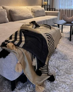 Coperta THAPREK Tessuto 130 x 170 cm Beige