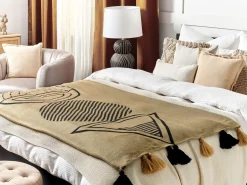 Coperta THUMKI Tessuto 130 x 170 cm Beige