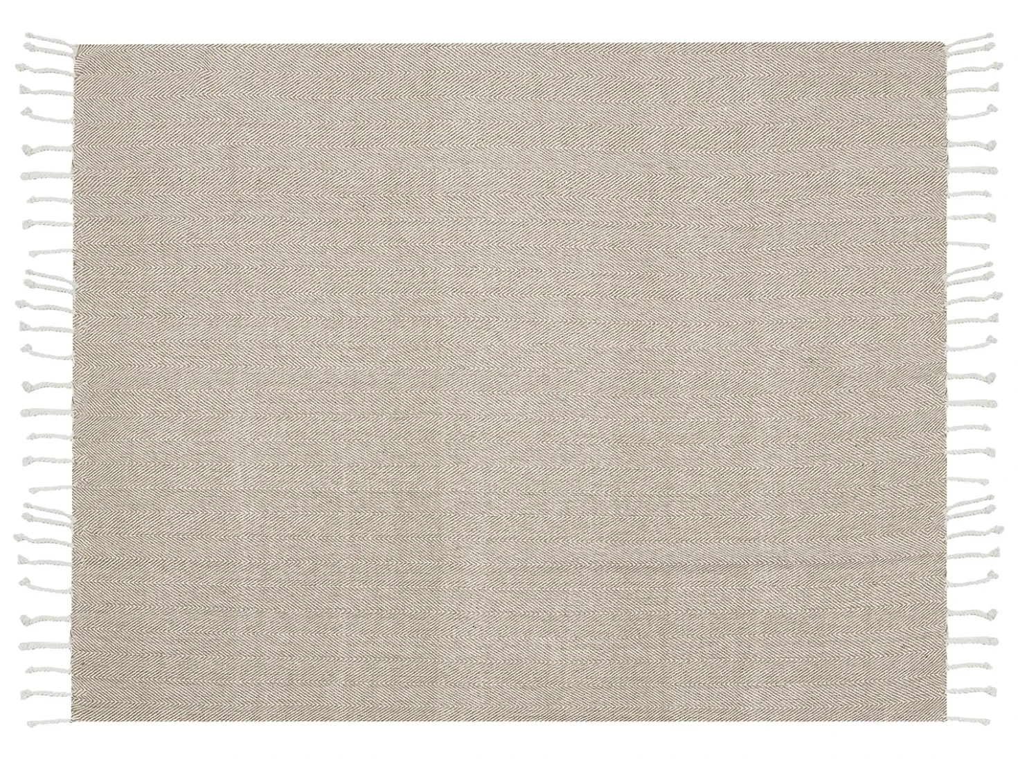 Coperta TILMI Cotone 130 x 160 cm Beige chiaro