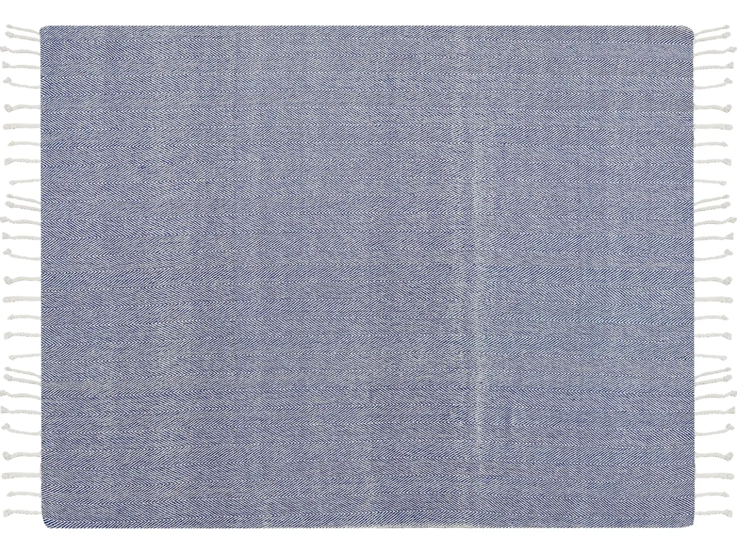 Coperta TILMI Cotone 130 x 160 cm Blu
