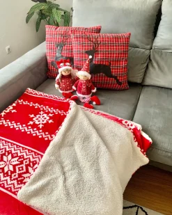 Coperta VANTAA 150 x 200 cm Rosso