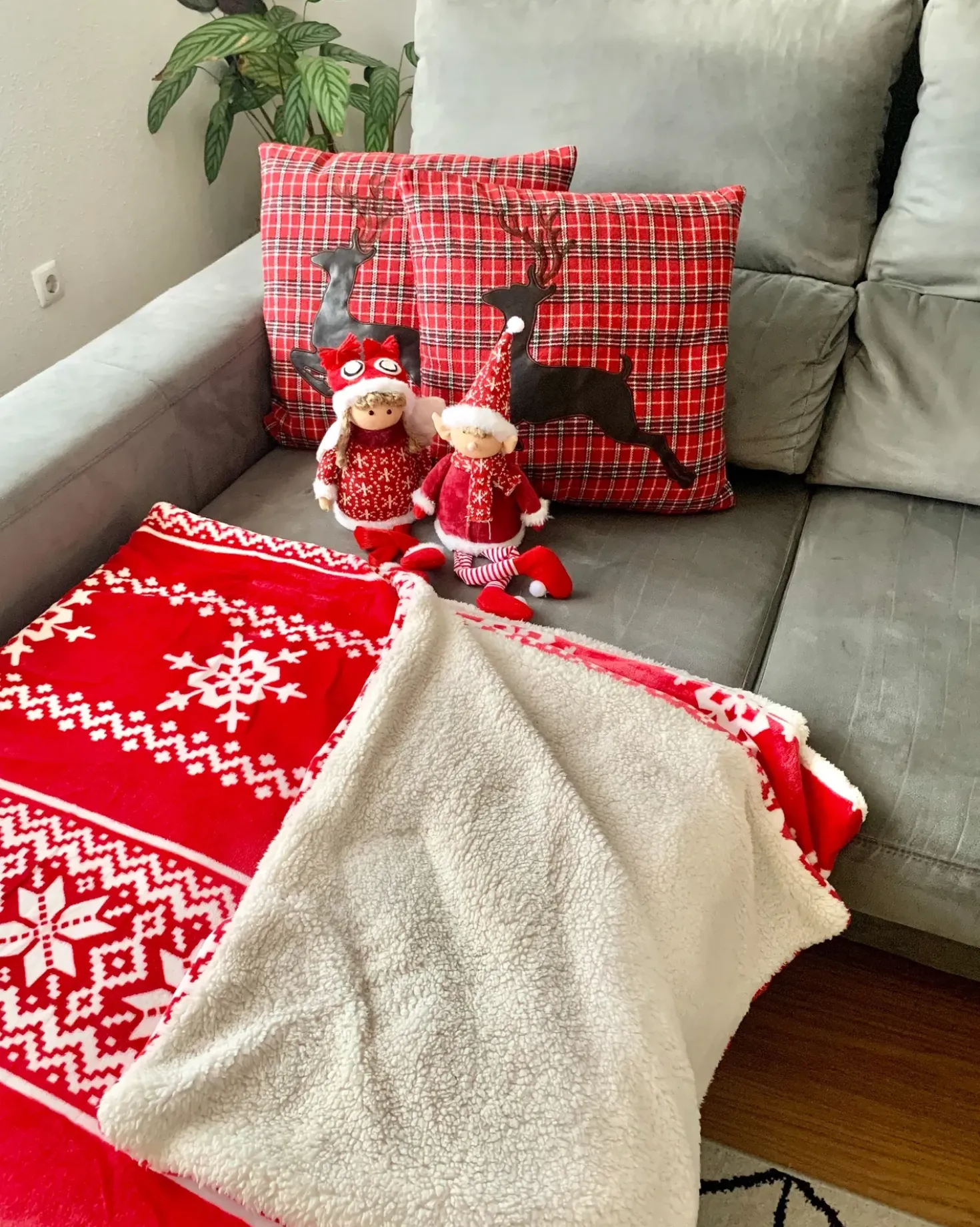 Coperta VANTAA 150 x 200 cm Rosso