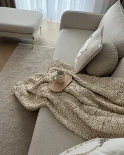 Coperta VELLA 220 x 240 cm Bianco sporco