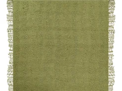 Coperta VELLA Cotone 200 x 220 cm Verde oliva