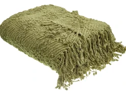 Coperta VELLA Cotone 200 x 220 cm Verde oliva
