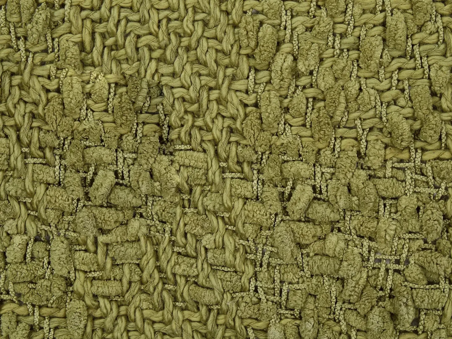 Coperta VELLA Cotone 200 x 220 cm Verde oliva